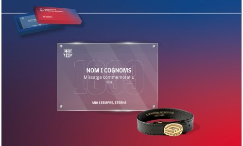 WELCOME PACK - PLACA CON PULSERA ETERN SPOTIFY CAMP NOU