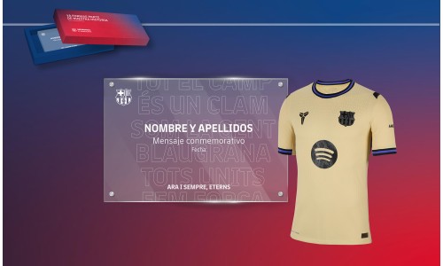 WELCOME PACK - PLACA CON EQUIPACIÓN 2