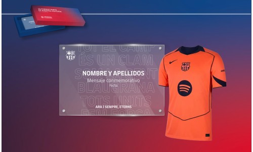 WELCOME PACK - PLACA CON EQUIPACIÓN